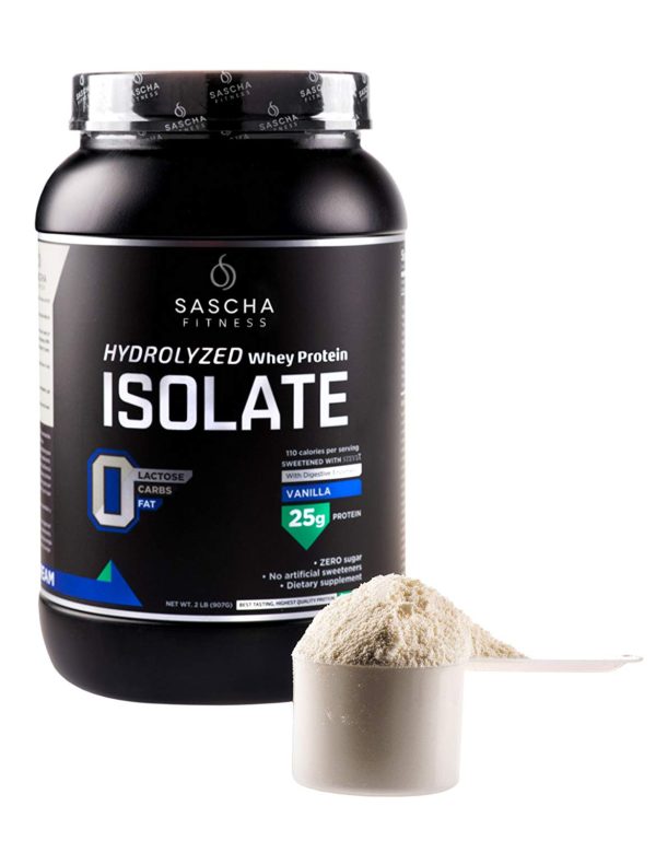 Proteína Sascha Fitness, Sabor Vainilla (2 libras) - Imagen 2