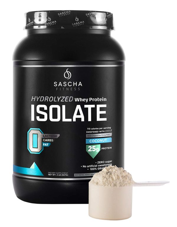 Proteína Sascha Fitness, Sabor Coconut (2 libras) - Imagen 2
