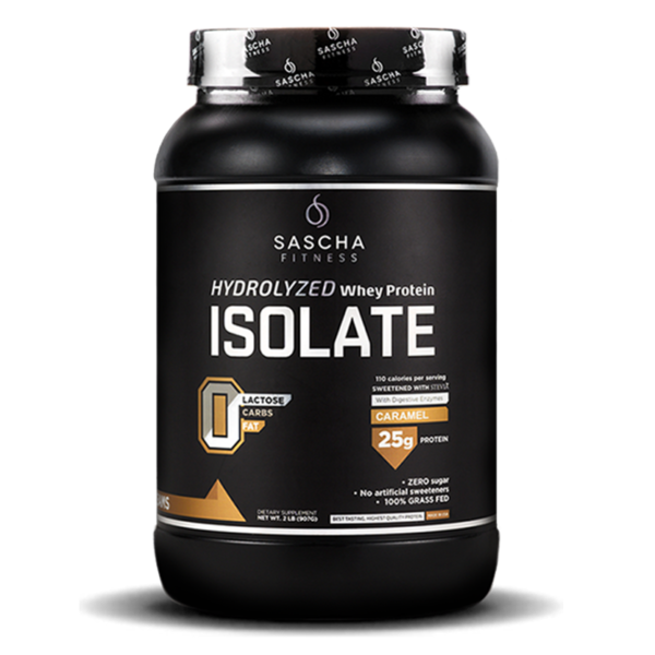 Proteína Sascha Fitness, Sabor Caramelo (2 libras)