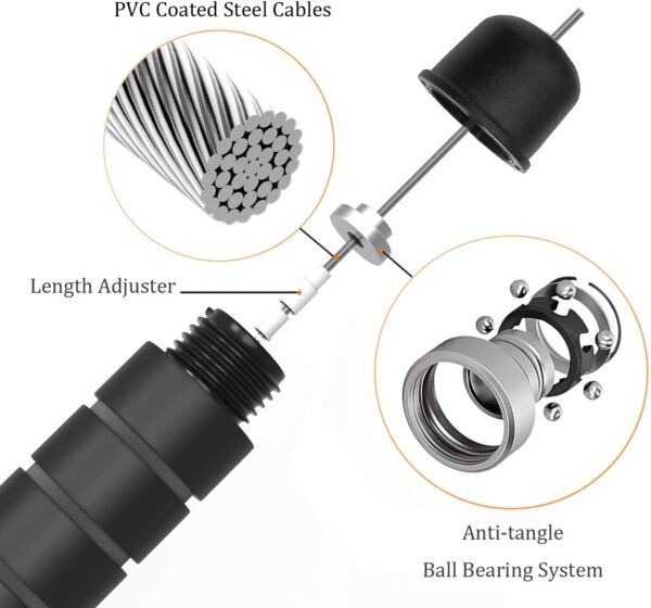 ARCTIC EAGLE Jump Rope, 100% libre de enredos para ejercicio físico. - Imagen 4