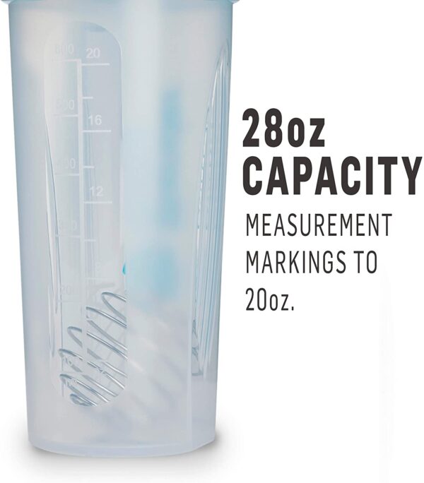 BlenderBottle Just for Fun Classic - Botella mezcladora 24 onzas, After this, pizza - Imagen 3